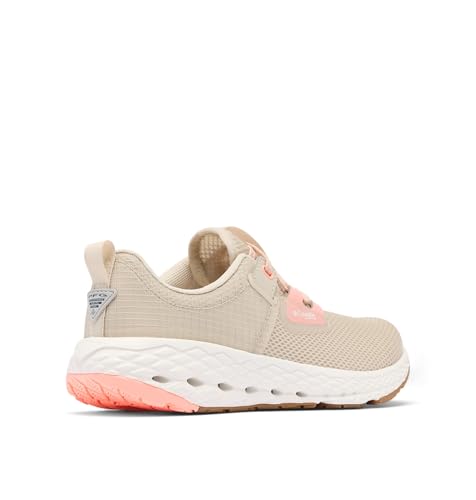 Lightweight Women's PFG Tamiami 2 Fishing Shoes - Dark Stone & Tiki Pink, Size 7.5