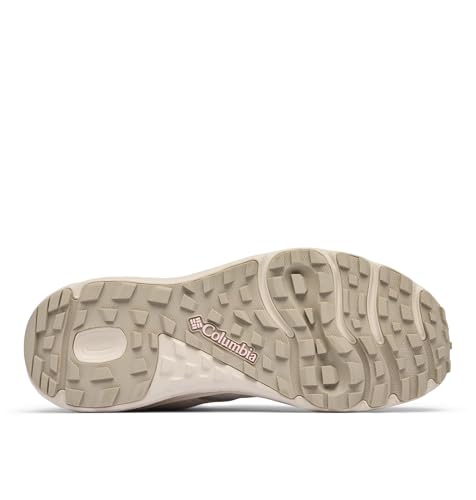 Columbia Women's Bethany Sneakers - Lightweight, Water-Resistant Trail & Casual Shoes, Size 7.5, Cloud Grey/Pink Haze