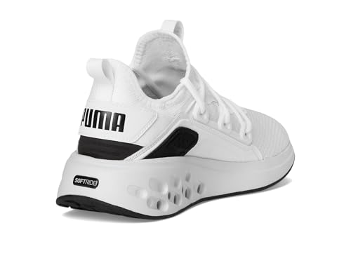 Puma Mens Softride Frequence Shoes - White & Feather Gray, Size 8