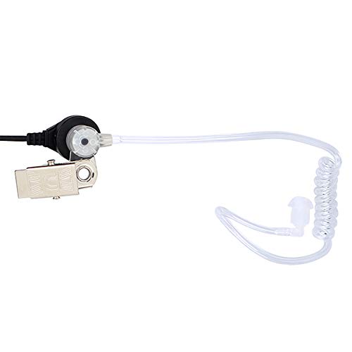 Retevis Walkie Talkie Earpiece with Mic, Comfortable Acoustic Tube, for RT22 RT68 RT21 H-777 RT86A, Compatible with Kenwood, Baofeng BF-888S/BF-T26, Pxton Walkie Talkies, Surveillance Headset(2 Pack)