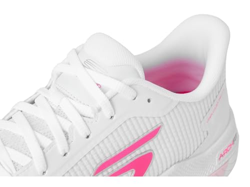 Skechers Women's Viper Court Pro 2.0 Sneakers - White Synthetic Textile, Multi Trim