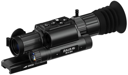 Digital Night Vision Scope with Infrared Laser Rangefinder & Ballistic Calculator V2 5-20X
