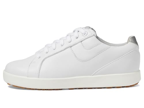FootJoy Ladies Golf Spikeless Links Shoes - White/Bone, Size 8.5