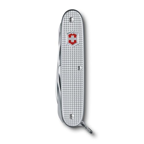 Victorinox Farmer X Alox Swiss Army Knife - 10 Function Pocket Tool, Silver