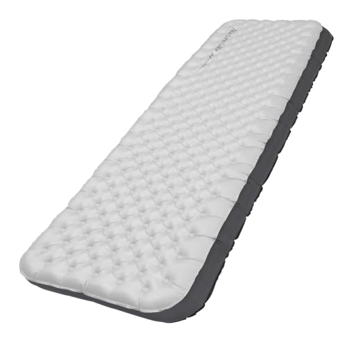 Ultralight Sleeping Pad with Sidewalls - Silver Large, 20oz Insulated Camping Mat