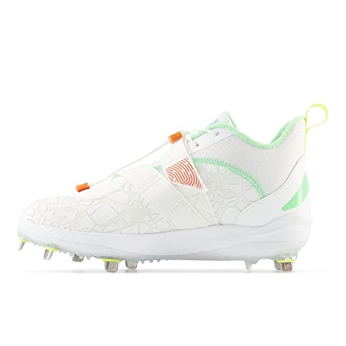 New Balance Men's FuelCell Lindor V2 Baseball Cleats - 11.5 Optic White/Neon Dragonfly/Electric Jade
