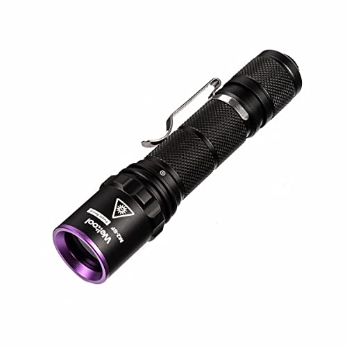 Weltool M2-BF 365nm UV Flashlight Portable Stainless Steel 1800mW for Stain Detection