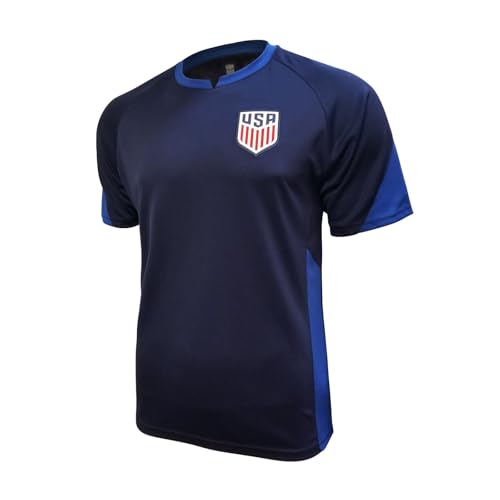 Icon Sports Officially Licensed US Soccer Federation Fan Pack Blue Small - Jacket, Shirt, Jersey, Scarf & Ball