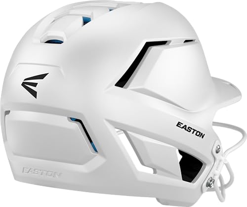 Easton Z50 Matte Fastpitch Softball Batting Helmet with Mask - Small/Medium, White
