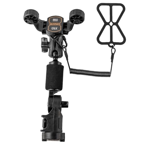 YakAttack RotoGrip Phone Holder Pro with LockNLoad Mount - Kayak & Outdoor