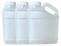 Plastic Jug with Cap and Handle, 1 Gallon, HDPE F-Style Container for Water, Food, Liquids, Storage (3)