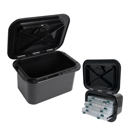 Xztrdi Marine Deck Access Hatch Black 10.63x14.76 Inch Boat Hatch & Lid