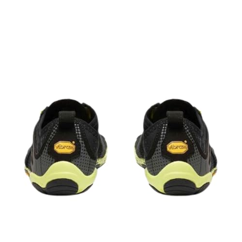 Vibram Men's FiveFingers V-Run Barefoot Road Running Shoes - Black/Yellow 14-15