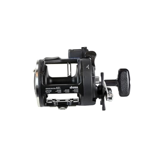 Okuma Magda Pro Line Counter Trolling Reel MA-15DX - Lightweight, Corrosion-Resistant