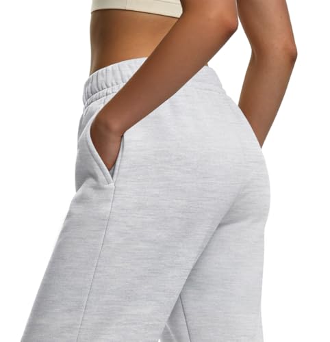 Women's Oversized Drawstring Lounge Sweatpants with Pockets - Small / Chestnut Brown