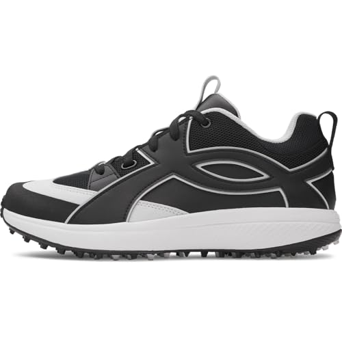 Under Armour Yard Icon Turf Baseball Cleats Men’s 10.5 Black/White/Black