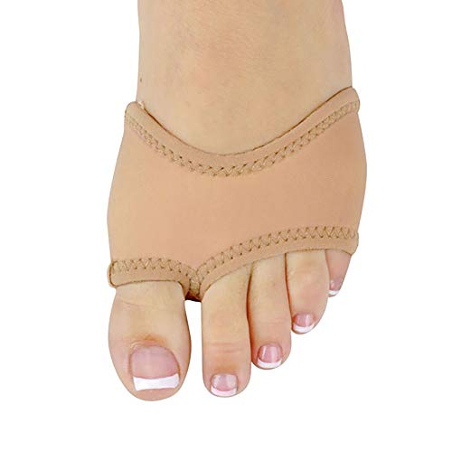 Neoprene Half Sole Dance Shoes - Tan, Small for Ballroom & Latin