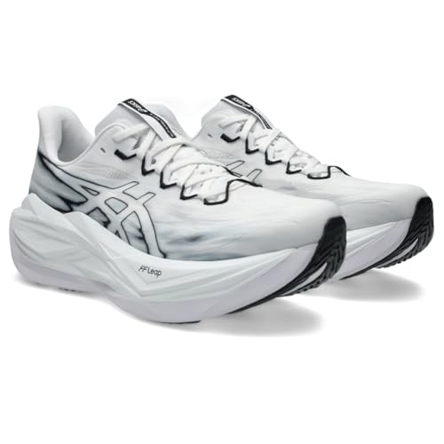 ASICS Unisex Superblast 3 Running Shoes – Women's 12 / Men's 10.5 White/Black