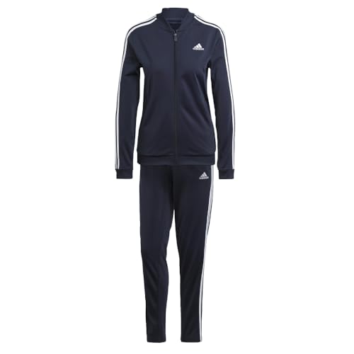 adidas Women's Essentials 3-Stripes Track Suit Medium Legend Ink
