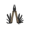 Leatherman Rebar Multi-Tool with Replaceable Wire Cutters & Saw - Coyote Tan, Black Variation