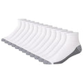 Hanes Men’s Crew Socks Pack 12 Pairs - Max Cushion Moisture-Wicking Ankle Socks