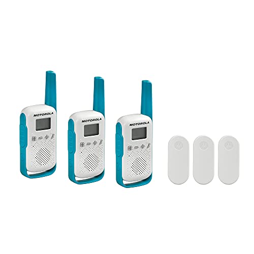 Motorola Solutions T114TP White/Blue 16 Mile 2-Way Radio Pack - Easy Pairing