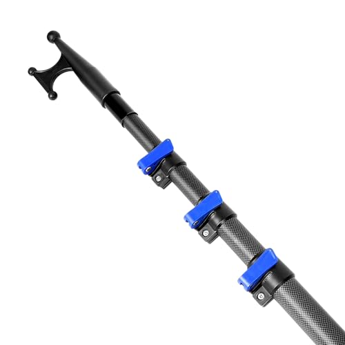 DOBEN 12 FT Carbon Fiber Telescoping Boat Hook for Docking Lightweight & Sturdy