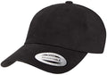 Unisex Cotton Twill Dad Cap - Black, One Size - Yupoong YP Classics Peached