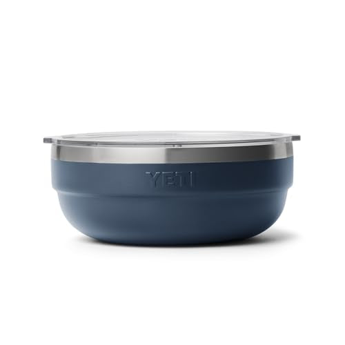 YETI Rambler Low Bowl Vacuum Insulated Stainless Steel 1.6 Quart Navy