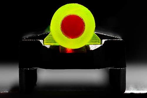 HIVIZ M-Series Magnetic Shotgun Sight – Front Sight for Most Ribbed Shotguns – Includes Interchangeable LitePipes in Green, Red & Two-Tone – Magnetic Snap-On Base – Fits Multiple Rib Widths