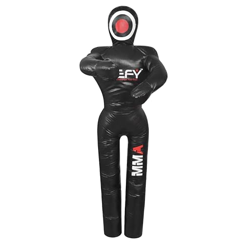 6 Feet Leather Grappling Dummy for Jiu Jitsu MMA Boxing Martial Arts Training
