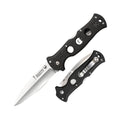 Cold Steel Counter Point 4-Inch Japanese AUS10A Razor-Sharp Folding Knife Silver & Black