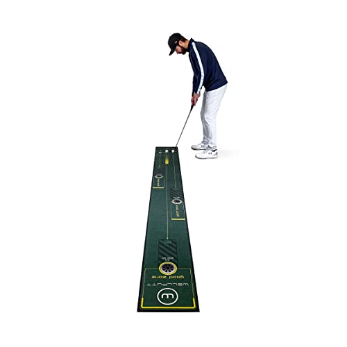 Wellputt 10ft Professional Golf Putting Mat for Indoor Practice