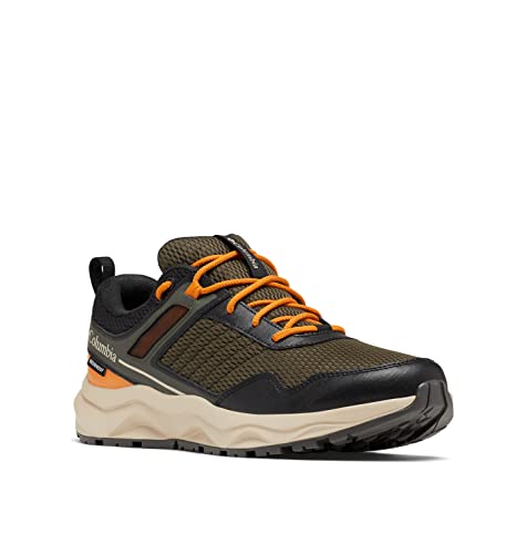 Columbia Plateau™ Waterproof Men's Sneakers 13 Wide Olive Green/Ancient Fossil