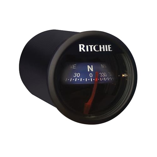Dash Mount Compass with Blue Dial - 2-Inch RitchieSport Navigation X-23BU