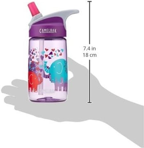 CamelBak Eddy Kids Water Bottle - Spill Proof Big Bite Valve - BPA-Free 0.4 Liters