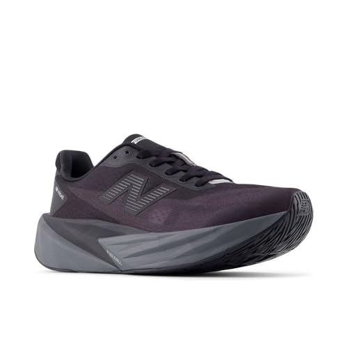 New Balance Women's FuelCell Rebel V5 Running Shoes - Black/Castlerock/Black Cement, Size 11