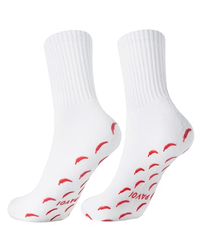 Pilates Socks with Grips for Women - Chili Pepper Non-Slip Grip Socks