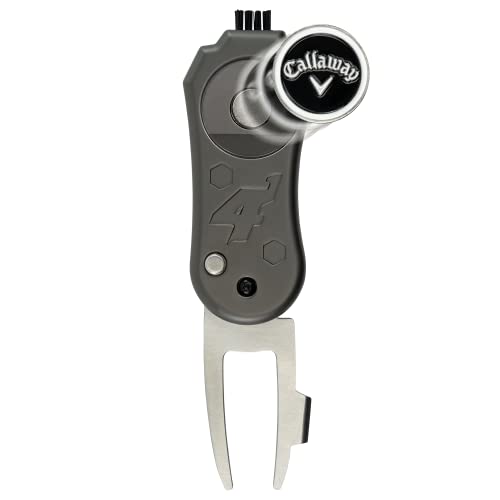 Grey Callaway 4-in-1 Blade Golf Divot Repair Tool with Ball Marker