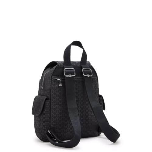 Mini Water-Resistant Embossed Backpack for Women - Signature Style