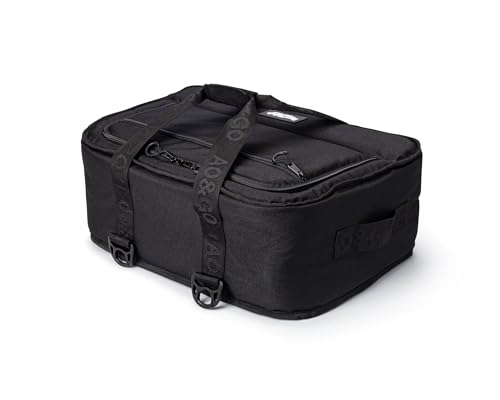 38-Can Canvas Soft Cooler - Black, Leak-Proof, Insulated, Low Profile