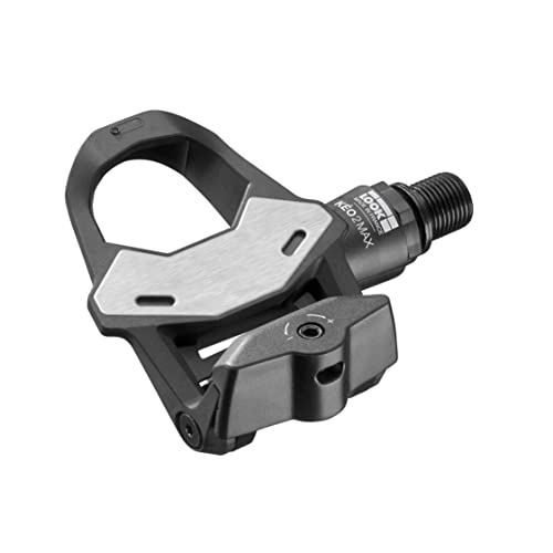 LOOK Cycle KEO 2 Max Black Road Bicycle Pedals - Large 500mm² Contact Area, Clipless, Lightweight, Adjustable Tension