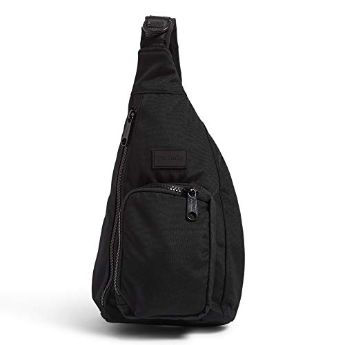 Vera Bradley Women's Recycled Lighten Up Reactive Mini Sling Backpack Black - One Size