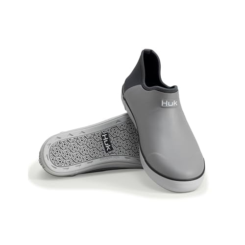 HUK Men's Rogue Wave Waterproof Fishing Shoes - Grey 10