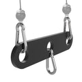 Heavy-Duty Steel 2:1 Cable Adapter LAT Pull Down Bar 6in + Carabiner