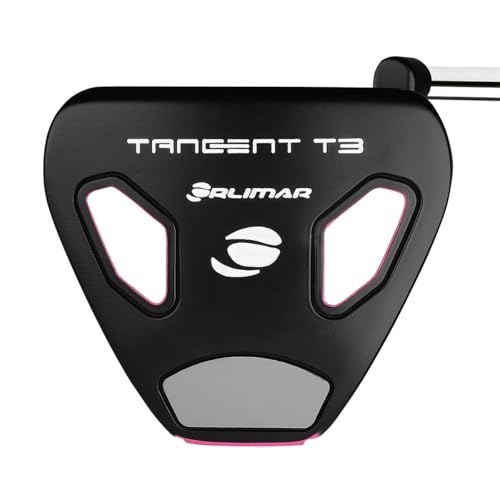 Orlimar Tangent T3 Mallet Putter for Men & Women - 33" Right Hand Pink/Black with Headcover