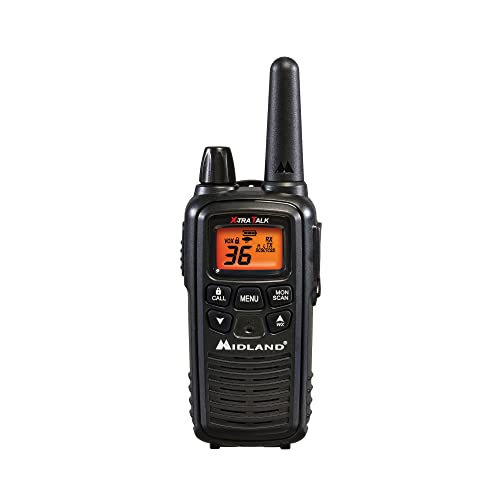 Pair Pack Midland LXT600VP3 FRS Walkie Talkies - Long Range, Rechargeable, 36 Channels