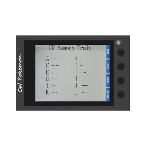 Hamgeek Pro Morse Code Trainer with 2.8" Screen for Telegraph Practice & Learning