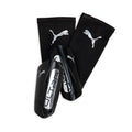 Puma Ultra Light Soccer Shin Guards - Black Silver Medium