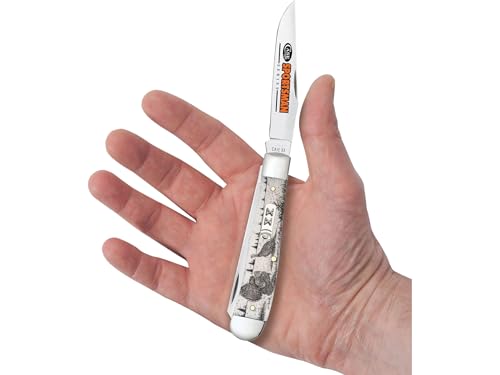 Case CA81221 Sportsman Trapper Turkey Pocket Knife with Bone Handle